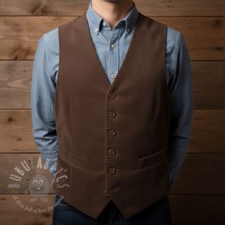 Baršun 6W WASHED STRETCH dark brown