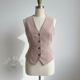 Baršun 6W WASHED STRETCH old pink