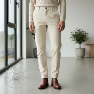Baršun 6W WASHED STRETCH off white