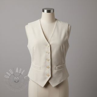 Baršun 6W WASHED STRETCH off white