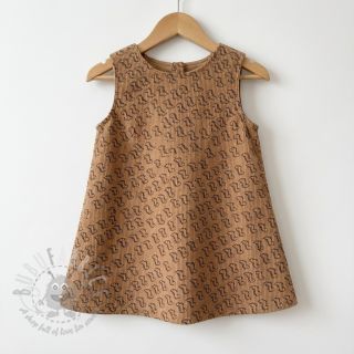 Rastezljivi baršun STRETCH Little dino sand