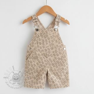 Rastezljivi baršun STRETCH Little dino light sand