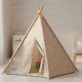 Rastezljivi baršun STRETCH Little dino light sand