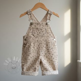 Rastezljivi baršun STRETCH Little hedgehog light sand