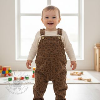 Rastezljivi baršun STRETCH Little hedgehog taupe