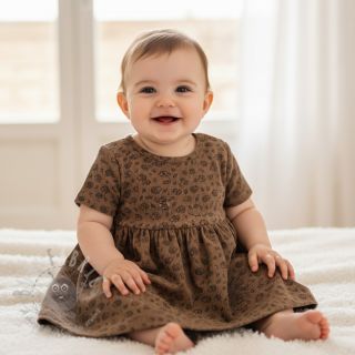 Rastezljivi baršun STRETCH Little hedgehog taupe