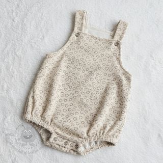 Rastezljivi baršun STRETCH Little love light sand