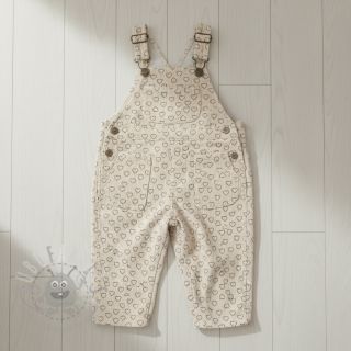 Rastezljivi baršun STRETCH Little love light sand