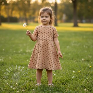 Rastezljivi baršun STRETCH Little cherry sand