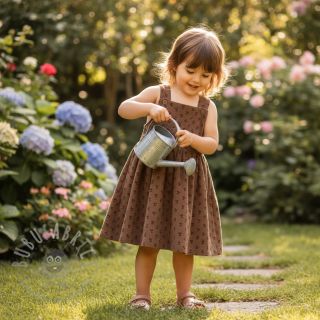 Rastezljivi baršun STRETCH Little cherry taupe