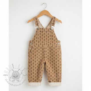 Rastezljivi baršun STRETCH Little flower sand