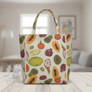 Dekorativna tkanina Linenlook Fruit digital print