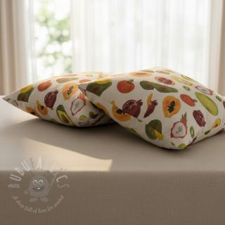 Dekorativna tkanina Linenlook Fruit digital print