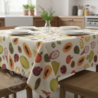 Dekorativna tkanina Linenlook Fruit digital print