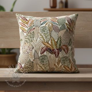 Dekorativna tkanina jacquard Egypte blanc