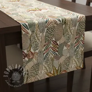 Dekorativna tkanina jacquard Egypte blanc