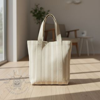 Dekorativna tkanina jacquard LINEN LOOK Etretat lin