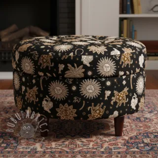 Dekorativna tkanina jacquard Pygmalion noir