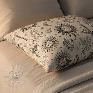 Dekorativna tkanina jacquard Pygmalion ecru noir