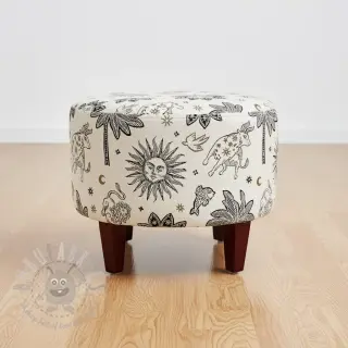 Dekorativna tkanina jacquard Pygmalion ecru noir