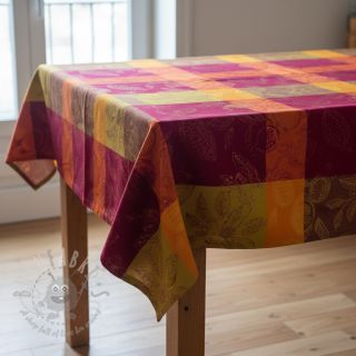 Dekorativna tkanina FRENCH TABLE CLOTH JACQUARD Cabosse allover harissa