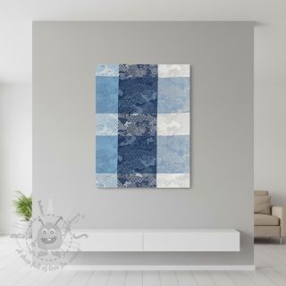 Dekorativna tkanina FRENCH TABLE CLOTH JACQUARD Niwa allover indigo