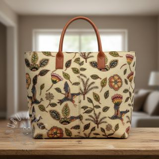 Dekorativna tkanina GOBELIN PREMIUM Primal Birdscape Art design B