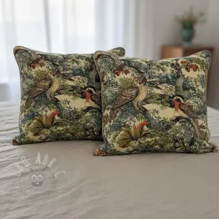 Dekorativna tkanina GOBELIN PREMIUM Bird Heritage Forest