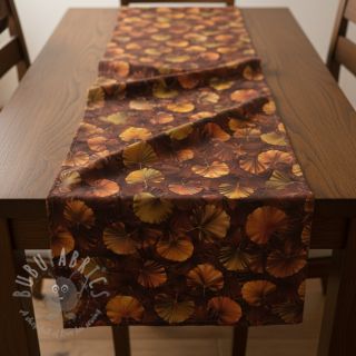 Dekorativna tkanina VELVET Ginko Biloba Leaf