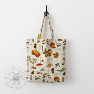 Dekorativna tkanina Linenlook Fall Harvest Recipe digital print