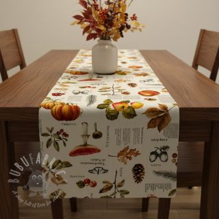 Dekorativna tkanina Linenlook Fall Harvest Recipe digital print