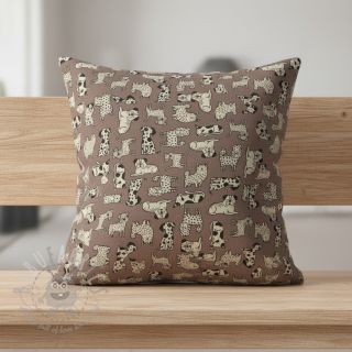 Dekorativna tkanina Linenlook premium Dog Wildlife Art