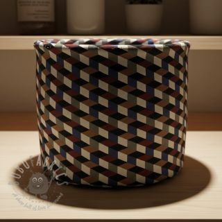 Dekorativna tkanina Linenlook premium Cube Illusion Art