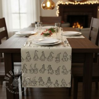 Dekorativna tkanina Linenlook premium Tomte Jolly Line