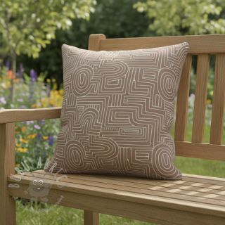 Dekorativna tkanina Linenlook premium Curve Maze Line