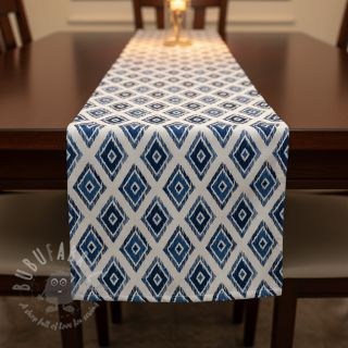 Dekorativna tkanina premium Rhombus navy