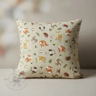 Dekorativna tkanina Linenlook premium Forest Friend Animal