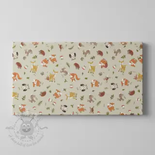 Dekorativna tkanina Linenlook premium Forest Friend Animal