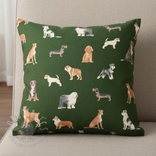 Dekorativna tkanina premium Dog Breed Mix