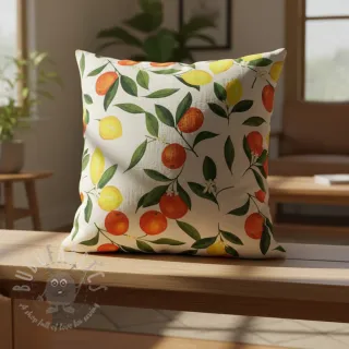 Dekorativna tkanina s teflonom Citrus Fruit