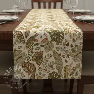 Dekorativna tkanina jacquard Euphoria blanc kaki