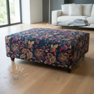 Dekorativna tkanina jacquard Inaya bleu
