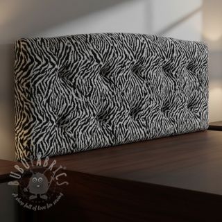 Dekorativna tkanina jacquard Tanzanie noir blanc