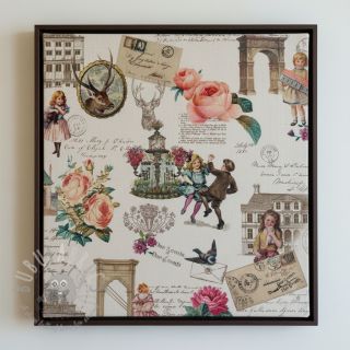 Dekorativna tkanina premium Linenlook Poetry Romantic Scene digital print