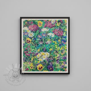 Dekorativna tkanina premium Spring Flower Garden digital print