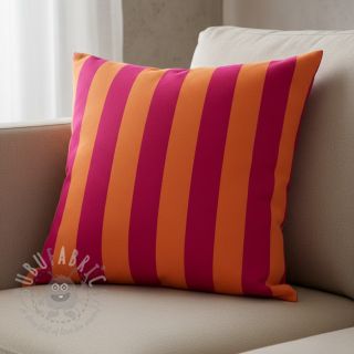 Dekorativna tkanina premium Joyful Basic Stripe pink digital print