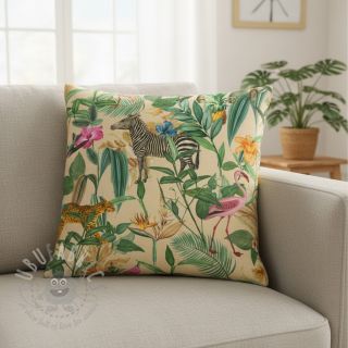 Dekorativna tkanina premium Tropical Jungle Dream digital print