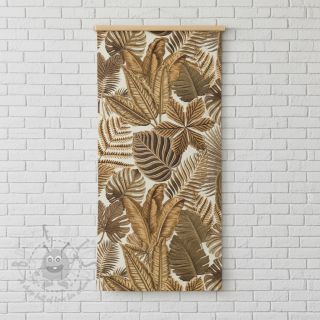 Dekorativna tkanina premium Leaf Embroidery digital print