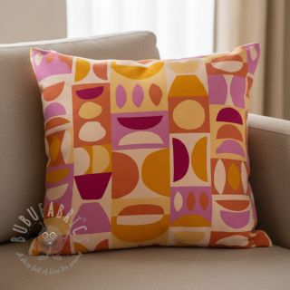 Dekorativna tkanina premium Abstract Form Block digital print