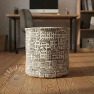 Dekorativna tkanina Linenlook Townhouse Fine Line